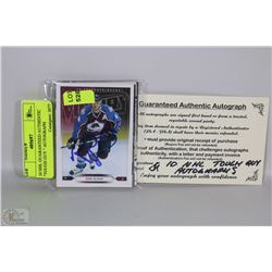 10 NHL GUARANTEED AUTHENTIC "TOUGH GUY " AUTOGRAPH