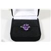 Image 1 : # 16-NATURAL AMETHYST.925 SOLID SILVER RING