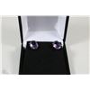 Image 1 : # 15-NATURAL AMETHYST .925 SOLID SILVER EARRINGS