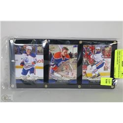 THREE 1ST YEAR CONNOR MCDAVID CARDS FRAMED IN