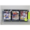 Image 1 : THREE 1ST YEAR CONNOR MCDAVID CARDS FRAMED IN