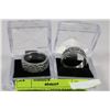 Image 1 : LOT OF HEAVY 2 MENS BAND RINGS SIZE 11.5 AND 11
