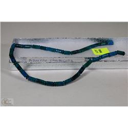 #20-AZURITE CHRYSOCOLLA LOOSE BEADS 15"