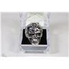 Image 1 : MEN'S HEAVY STAINLESS STEEL SKULL RING