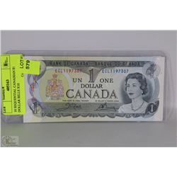 SEQUENTIAL CANADIAN $1 DOLLAR BILLS X10