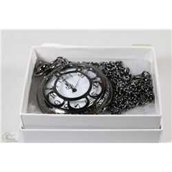 NEW  POCKET WATCH WITH CHAIN