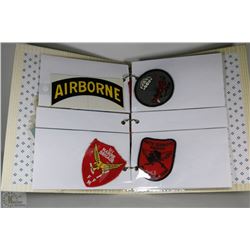 ONE ALBUM OF PARATROOPER BADGES