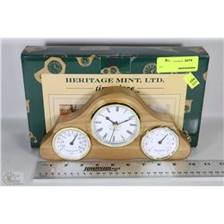HERITAGE MINT TIME PIECE WITH ORIGINAL BOX