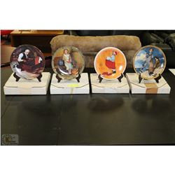 ESTATE COLLECTION OF 4 NORMAN ROCKWELL COLLECTOR