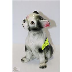 CERAMIC DOG ORNAMENT