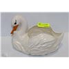 Image 1 : CERAMIC SWAN BASKET