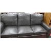 Image 2 : NEW CHARCOAL GREY LEATHERETTE SOFA AND LOVESEAT