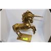 Image 1 : 16.5" BRASS UNICORN