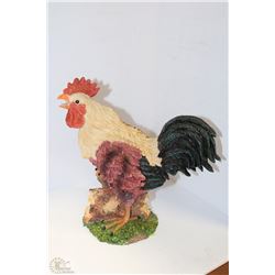 LARGE DECORATIVE ROOSTER - 10.5" TALL