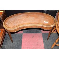 VINTAGE KIDNEY SHAPE COFFEE TABLE