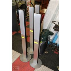 JVC SPEAKERS INC 4 TOWER, SUB, CENTER AND HOOK UPS