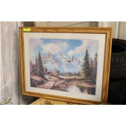 SIGNED PICTURE L. PARKER 26"X31"