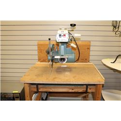 BLACK AND DECKER/DEWALT ARM SAW WITH STAND