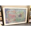 Image 1 : FRAMED ART 69"X48"