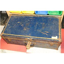 ANTIQUE METAL CHEST