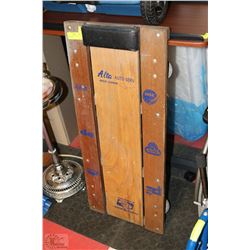 VINTAGE WOOD CREEPER WITH ADVERTISING