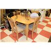 Image 1 : MAPLE KITCHEN TABLE WITH 4 CHAIRS