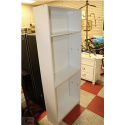 4 SHELF WHITE WALL UNIT 27"X69"