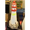 Image 1 : VINTAGE LIGHT HOUSE LAMP 19" HIGH