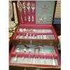 Image 1 : ESTATE 63-PC SILVERPLATE FLATWEAR SET IN
