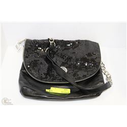 NEW LADIES PURSE ON CHOICE: BLACK SEQUINS