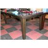 Image 1 : NEW 42" X82" X30"H WOOD KITCHEN TABLE WITH LEAF