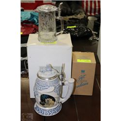 AVON ODYSSEY STEIN SOLD WITH GLASS ELK STEIN
