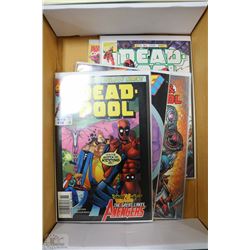 5 DEADPOOL COMICS INCL THE 2ND APPEARANCE OF