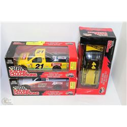 RACING CHAMPIONS DIE CAST COLLECTIBLE TRUCKS X3