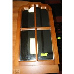 WINDOW PANE MIRROR 33"X18"