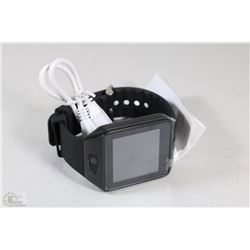 NEW BLACK BLUETOOTH SMARTWATCH WITH CAMERA