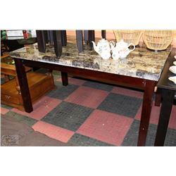 NEW FAUX MARBLE KITCHEN TABLE