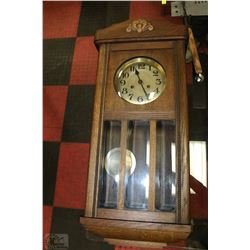 VINTAGE LARGE PENDULUM WALL CLOCK