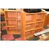 Image 1 : PAIR OF WOODTONE BOOKSHELVES