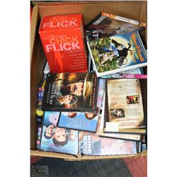 BOX OF ASSORTED DVD'S