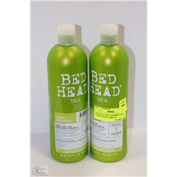 2 BED HEAD TIGI  SHAMPOO AND CONDITIONER 750ML EA