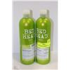 Image 1 : 2 BED HEAD TIGI  SHAMPOO AND CONDITIONER 750ML EA