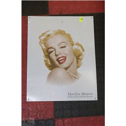 MARILYN MONROE METAL SIGN