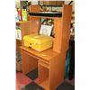 Image 1 : SMALL DESK WITH HUTCH 32"X24"X60"H