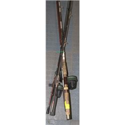 BUNDLE OF 3 RODS AND REELS