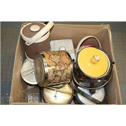 COLLECTION OF ICE BUCKET APPROX 10 OF THEM