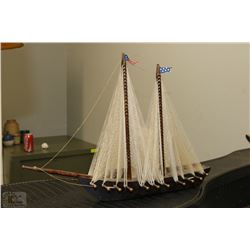 WOODEN SAILBOAT 17"X14"