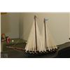 Image 1 : WOODEN SAILBOAT 17"X14"