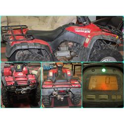 1:45PM 2001 HONDA TRX350FW 4X4 FOURTRAX ES LOT 375