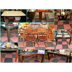 NEW TABLES AND TABLE SETS THROUGHOUT THE DAY